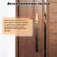Sonnette magnétique magnétique pour ouverture de porte, cloche de porte en laiton et bois naturel pour l'entrée du magasin et le café-2077620048