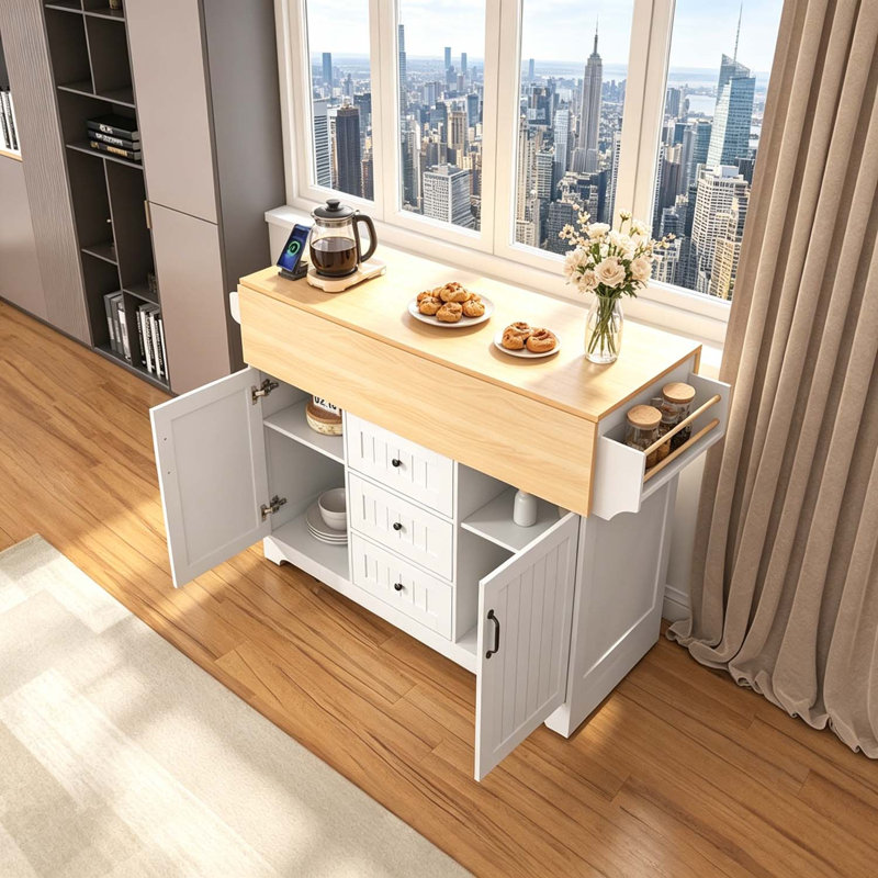 Îlot de cuisine, White