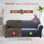 Premium Stretch Spandex Sofa Cover - Durable, Stylish & Easy-Fit Slipcover-644392452-644392451