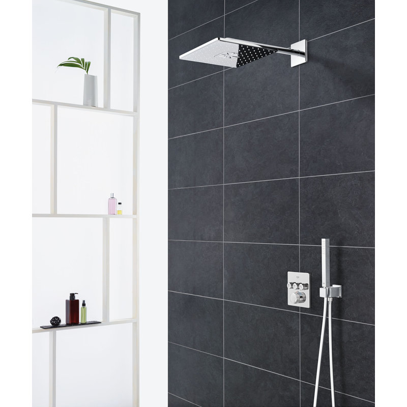 Grohtherm® SmartControl Triple Function Thermostatic Trim with Control Module, Brushed Nickel