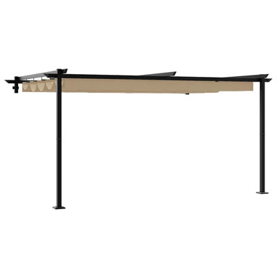  Wall Mounted Gazebo Anthracite Steel