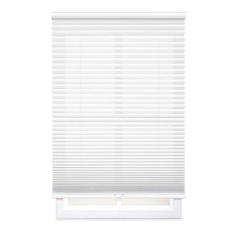 Store cellulaire semi-transparent sans fil, Blanc, L 34,5 po x L 48 po