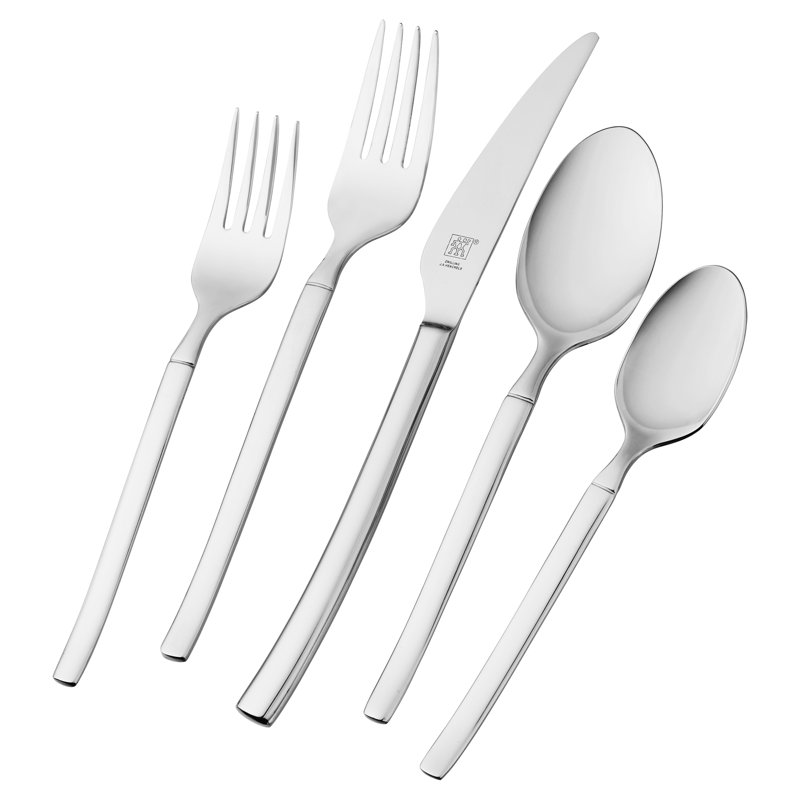 Ensemble de couverts 20 pièces en acier inoxydable 18/10 Zwilling Opus, argent