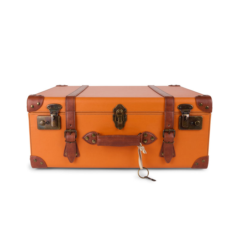 Vintage Style Towel Crate, Amber