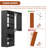 56.6'' - 120'' W Closet System with Wooden Drawers and Hanging Rods(Cut to Fit)-127683702