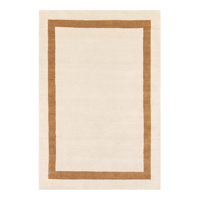 Jill Zarin Somerset Natural Wool Rug, Rectangle 4'1" x 6'1"