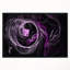 «Billowing Smoke Mauve in Black», reproduction d'impression sur toile tendue-26668748