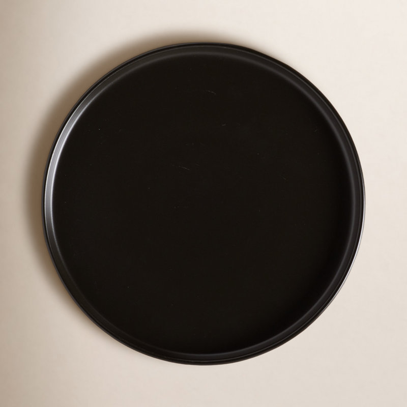 Assiette à salade Malmesbury, Noir