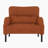 Corduroy Fabric Accent Armchair-1832679460
