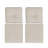 Outdoor Deep Seating Cushion With Olefin Fabric（Set of 2）-328856741