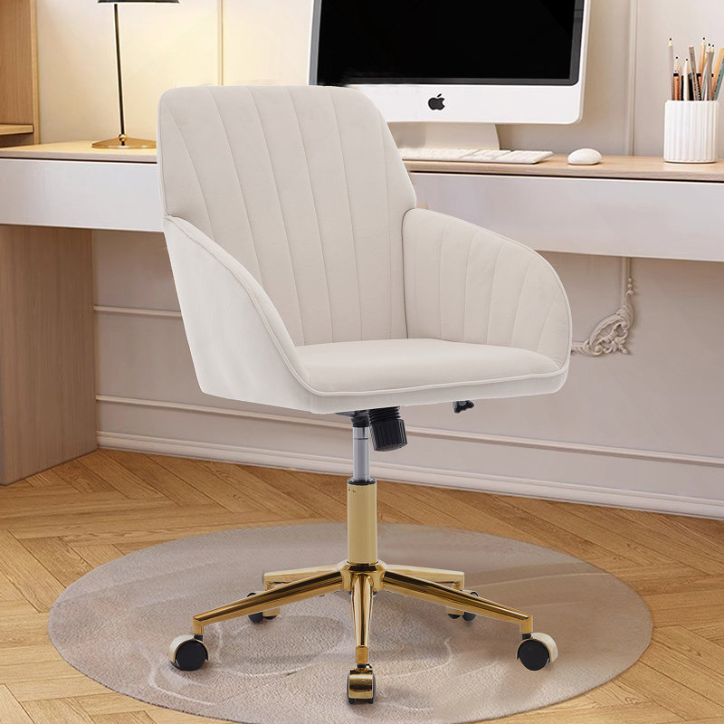 Fauteuil de bureau réglable, chambre à coucher à domicile, fauteuil pivotant ergonomique, siège à dossier, confortable pour les longues séances