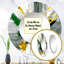 «Yellow and Green Abstracted Perspectives II» - miroir décoratif abstrait, miroir mural rond jaune, impression sur métal-97183586