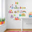 Self-Adhesive Animal Numbering Wall Sticker Kid DIY Art Decal Nursery