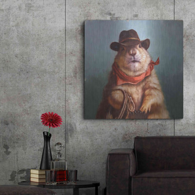 " Underground Cowboy " by Lucia Heffernan Painting Print