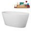 Baignoire autoportante 51 "avec drain interne Streamline-101686551