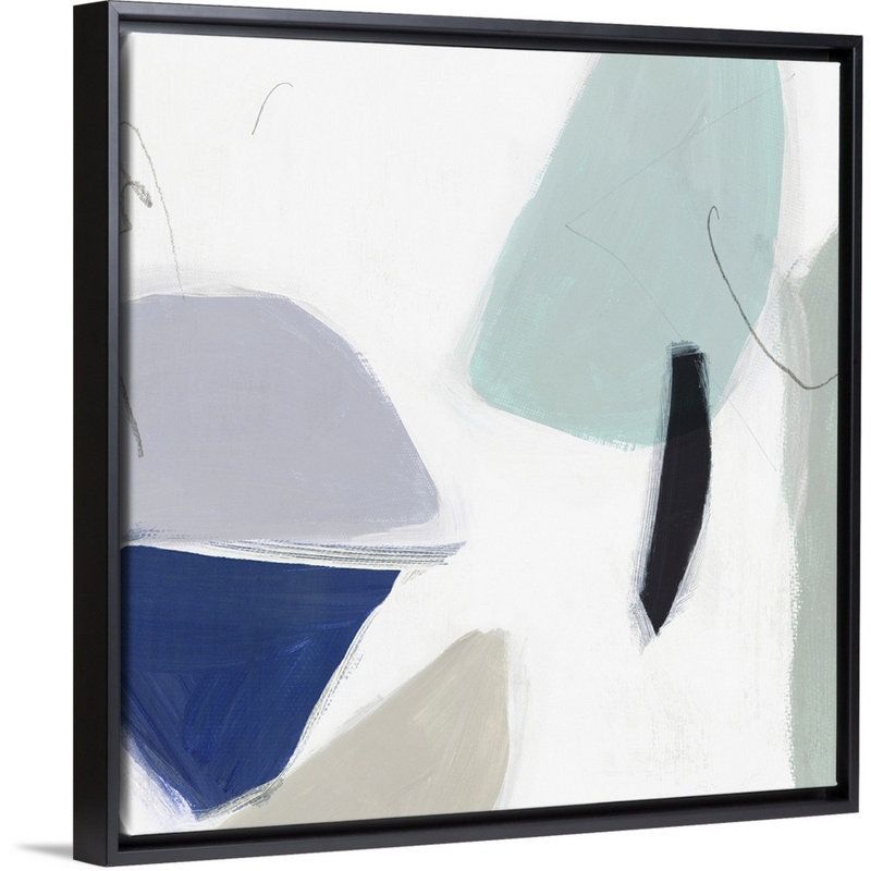 Reproduction d’art sur toile, "August Eve II" par Isabelle Z, H 32 po x l 32 po x P 1,75 po, Cadre noir