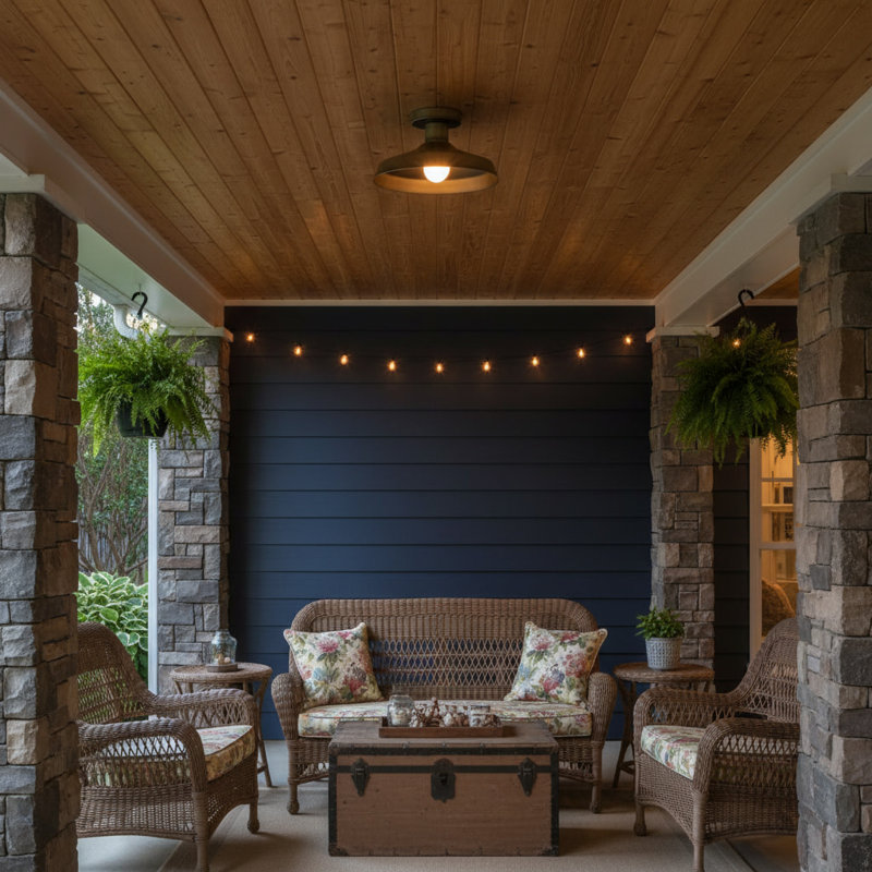 Forge Burnished Bronze Outdoor Flush Mount