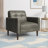 Bharati Faux Leather Armchair-1615478703