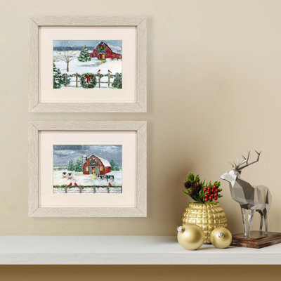 Art encadré Winter Homestead