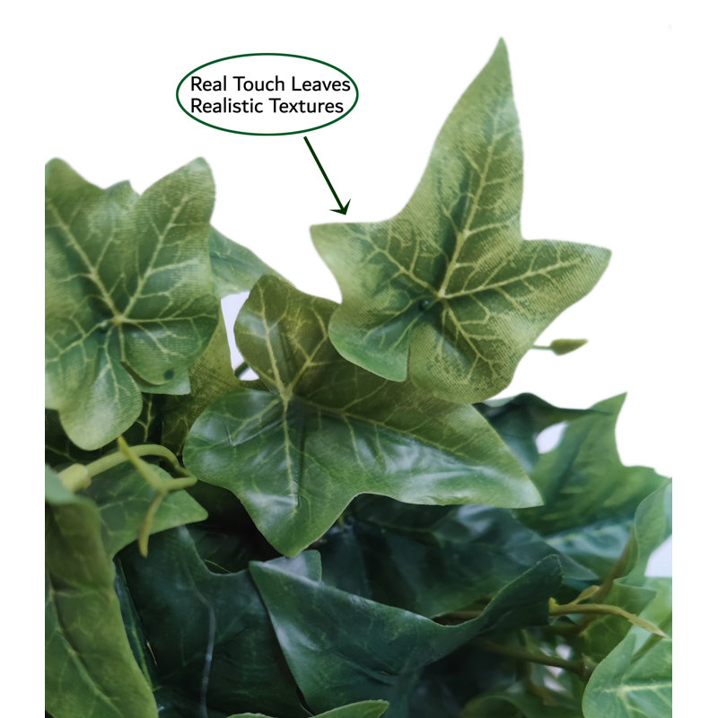 Faux Ivy Plant, 35" H x 22" W x 4" D