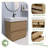 30 " W Freestanding Standard 1 Single Vanity Bathroom Vanity With Resin Top-17753397