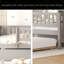 Lit de jour simple en bois avec couchette et garde-corps-1533977784
