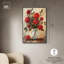 Art floral romantique sur toile de verre Ruby Roses-115024069-115024067