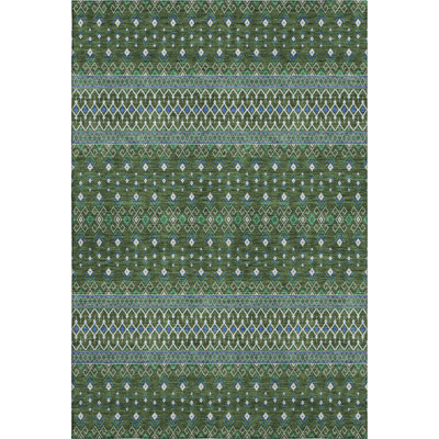 Premium Machine Washable Prisco Olive Rug