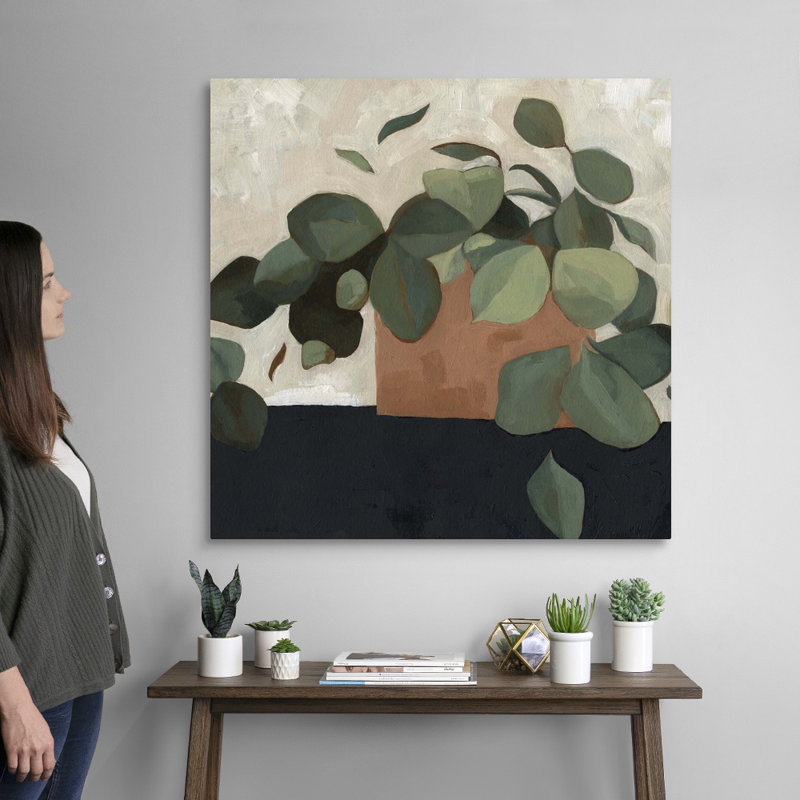 Jade Hoya II, art mural sur toile, Toile tendue, H 36 po x l 36 po