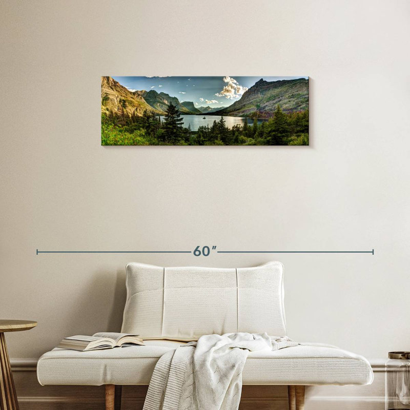 Sur toile, H 36 po x l 12 po x P 1,25 po