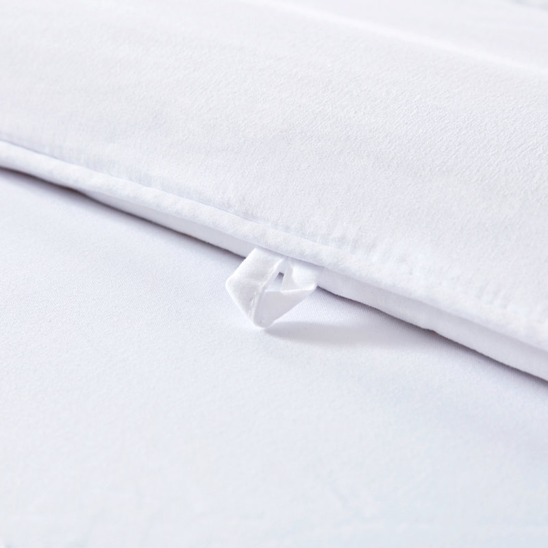 Box Stitch Comforter, Twin Comforter, White