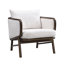 Ensemble de 2 fauteuils d'appoint rembourrés