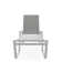 Holna Outdoor Rust-Resistant Metal Chaise Lounge