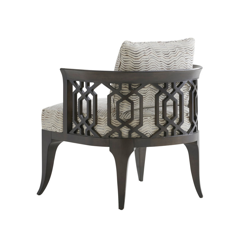 Avondale Gatewick Chair, Black Frame/Gray Cushion