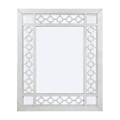 Zachar Solid + Manufactured Wood Rectangle Accent Mirror