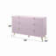 Commode Gaines rose lustré