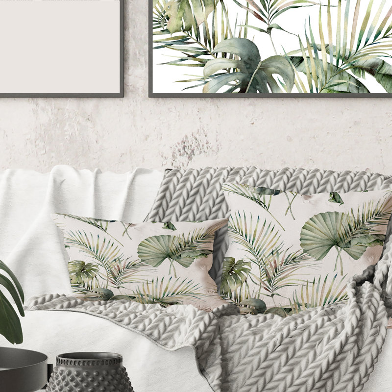 Floral Throw Pillow
