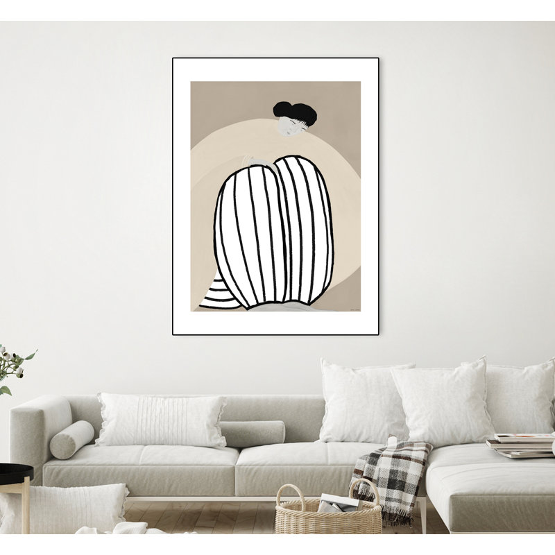 Toile encadrée «Forms X», H 24 po x l 18 po