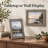 6.6" Rustic Gray Wood Picture Frame, Fits 5" x 7" Photos forWall or Tabletop Display - Set of 2