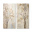 Minimalisme Sycamore beige arbre solitude - ensemble de 2 décorations murales sycomore-1609237013-1609237014