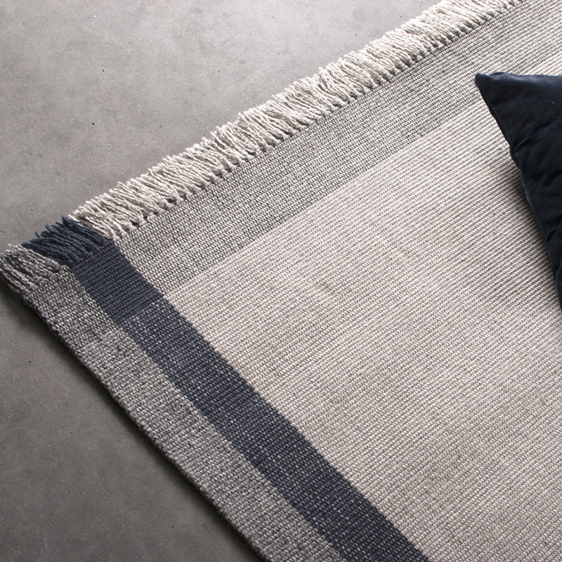 Marren Striped Hand Woven Area Rug, Rectangle 140 x 200cm