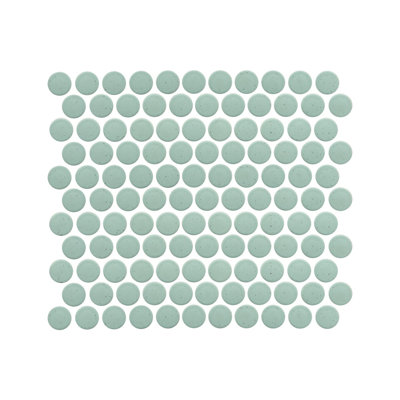 Mid Century Mod 1.25 in. Porcelain Penny Round Mosaic Tile (11.24 Sq. Ft. / Case)