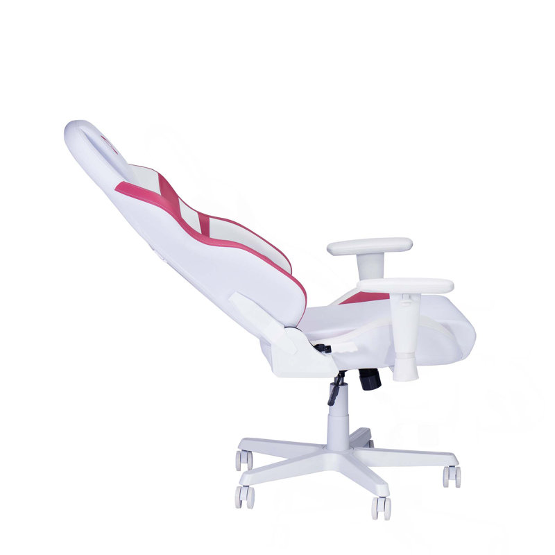 Fauteuil de jeu ergonomique, support confortable, réglage multi-angles, améliorez votre expérience de jeu, Gris, Blanc