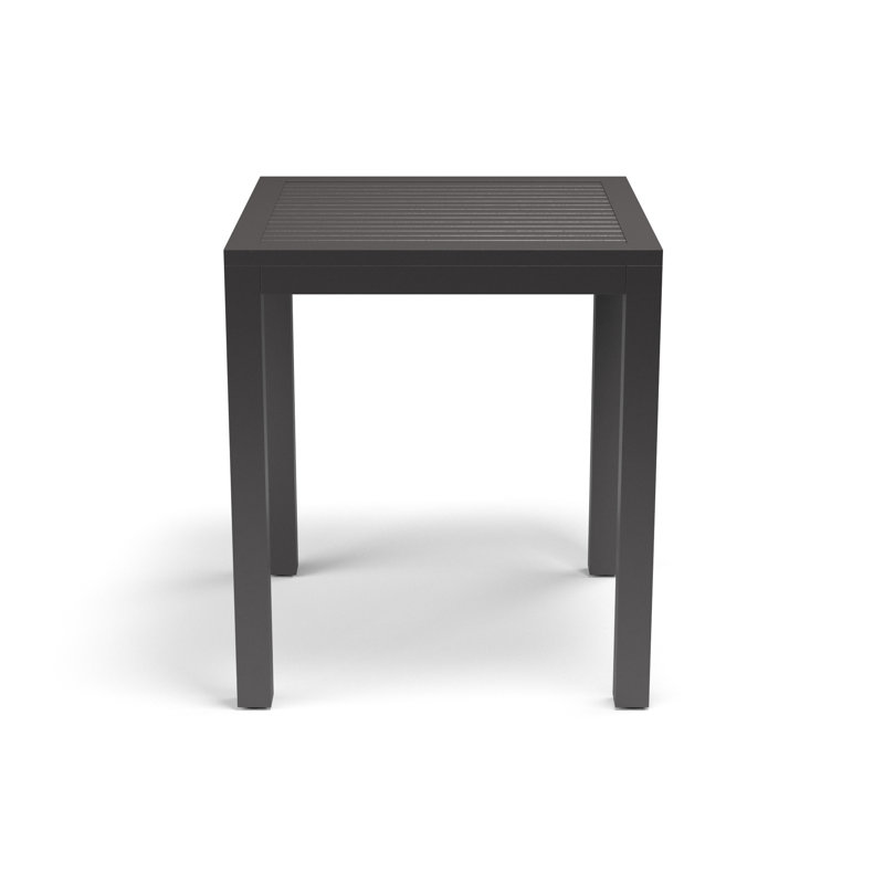 Naples Outdoor Square Dining Table, Graphite, 41"H x 36"W x 36"W