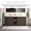 Meuble-lavabo double 72 po Modern