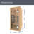 DreamLine Everyday Spa 1 Person Capacity 36 x 36 Indoor Sauna, Hemlock