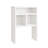 Yak About It® Extra Depth Thick - College Desk Bookshelf Dorm Hutch - White-126433188