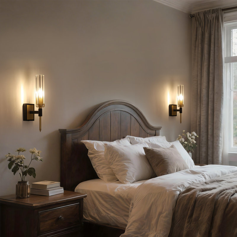 1-Light Dimmable Wall Sconce 