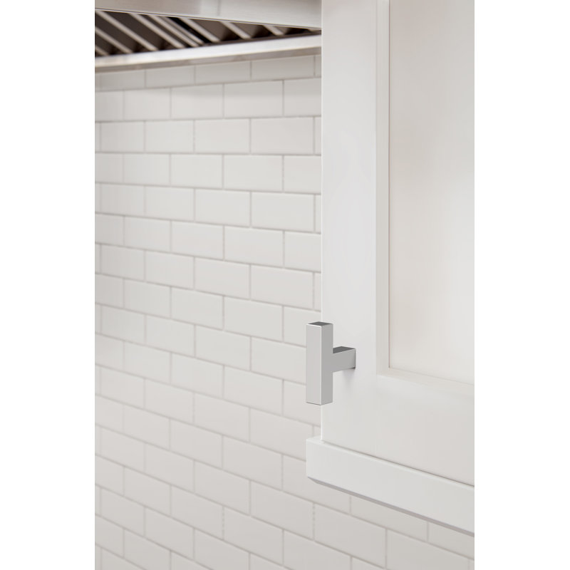 Bouton d'armoire Intersect 1-15 / 16 pouces (49mm) - paquet de 10, Chrome poli, 10