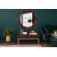 Huldar Glass Flat Wall Mirror